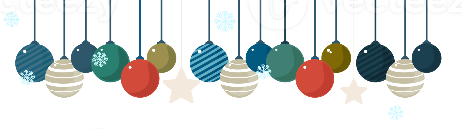 navidad ornamento decoracion chuchería bola vector png