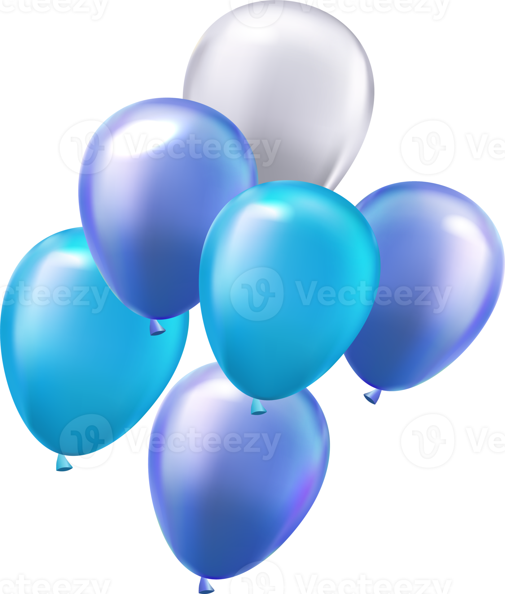 3D realistic party decoration helium balloon 19025873 PNG