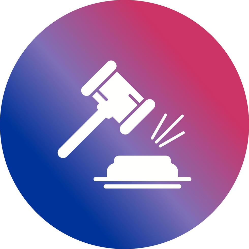 Gavel Vector Icon 19025881 Vector Art at Vecteezy
