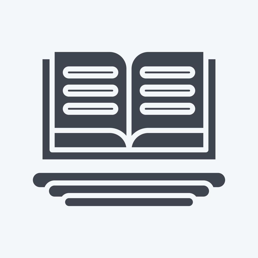 Icon Education For All. related to Education symbol. glyph style. simple design editable. simple illustration vector