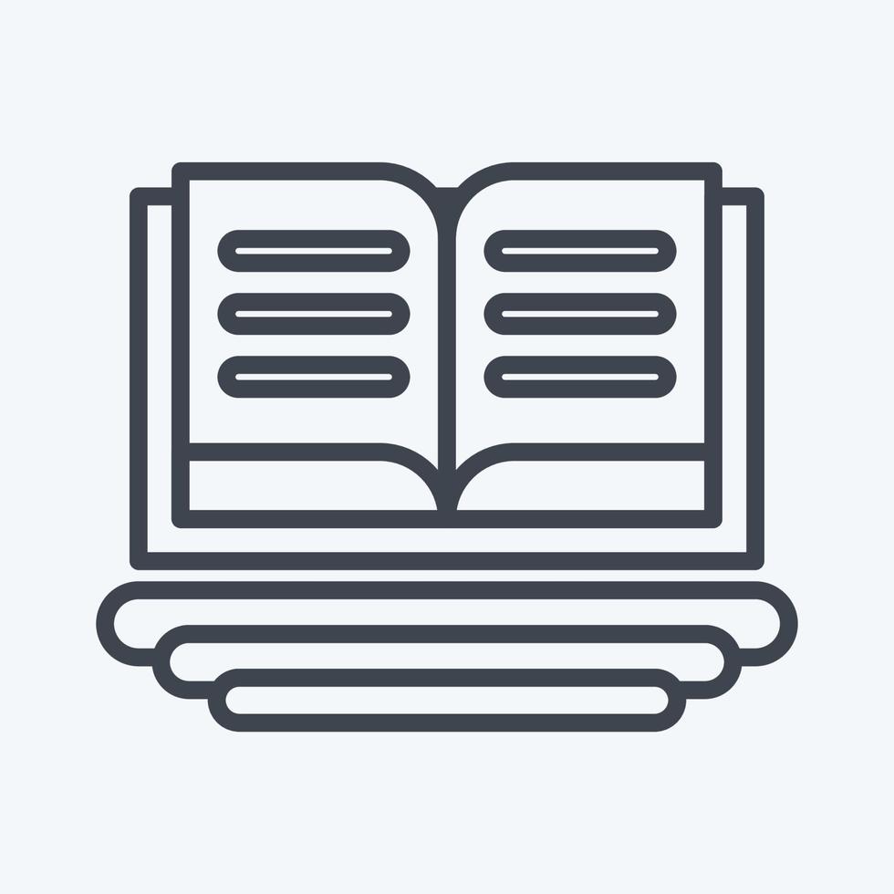 Icon Education For All. related to Education symbol. line style. simple design editable. simple illustration vector