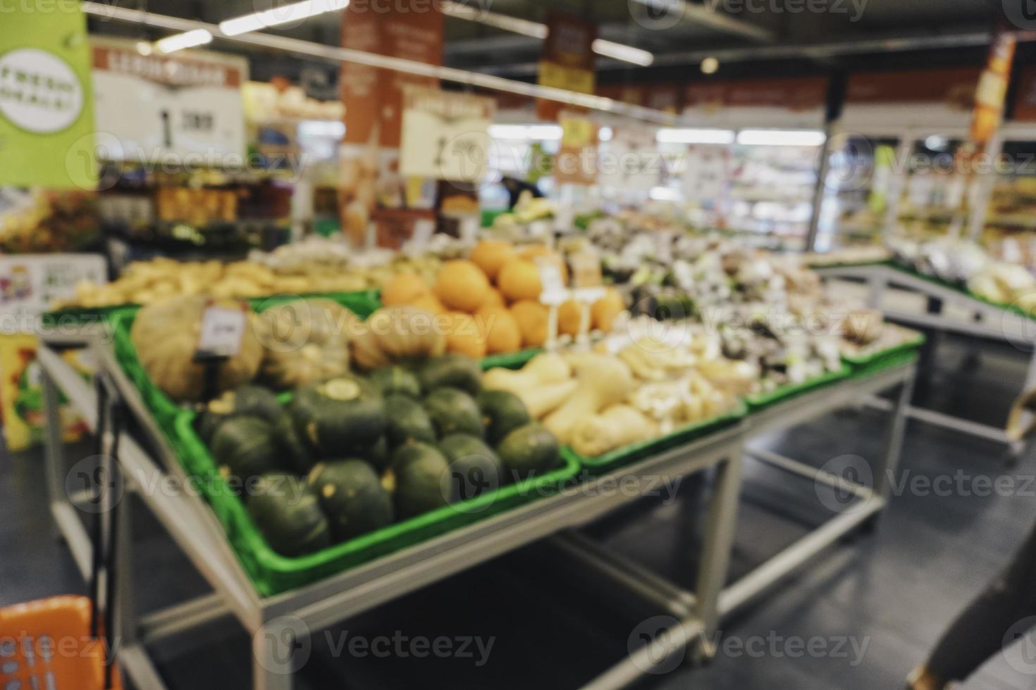 Farmers' food market stall with variety of organic vegetable. photo