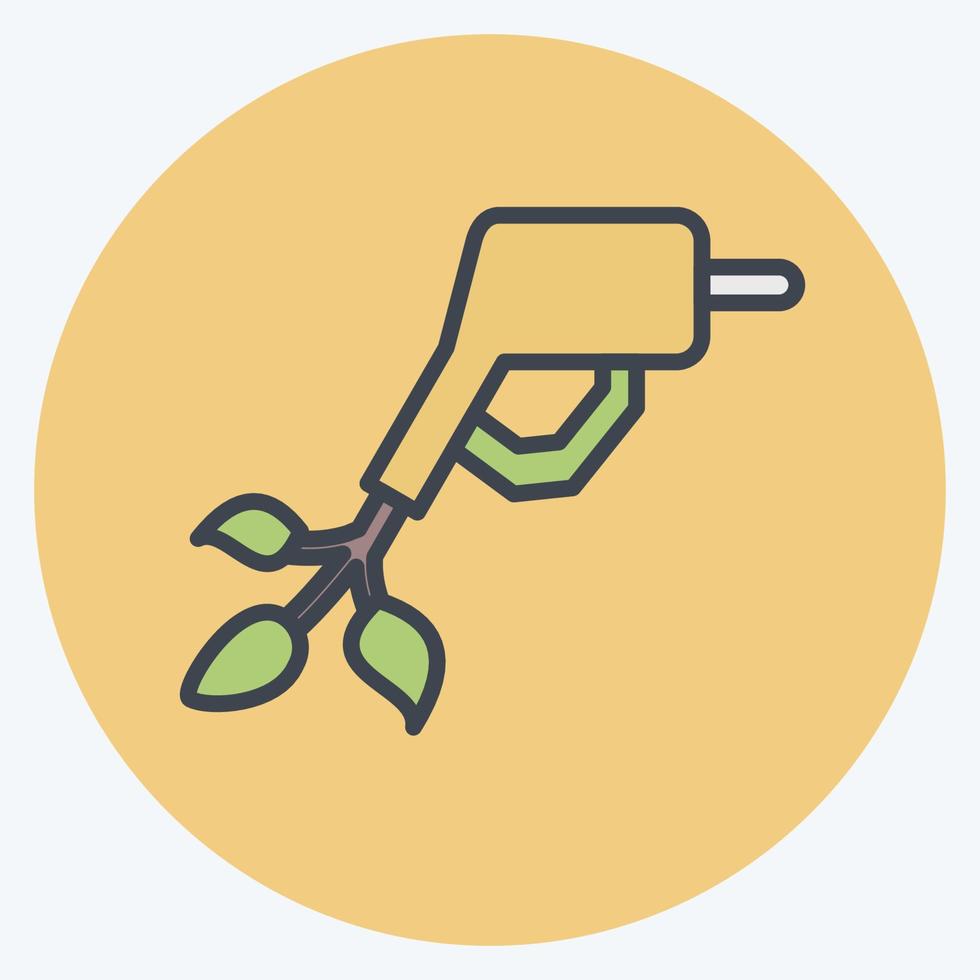 Icon Biofuel. related to Environment symbol. color mate style. simple illustration. conservation. earth. clean vector