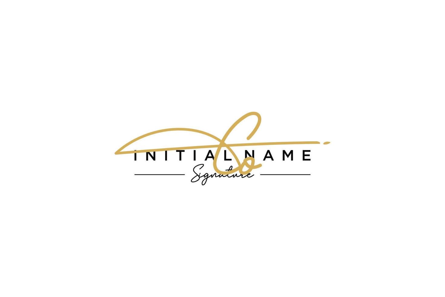 Initial CO signature logo template vector. Hand drawn Calligraphy lettering Vector illustration.