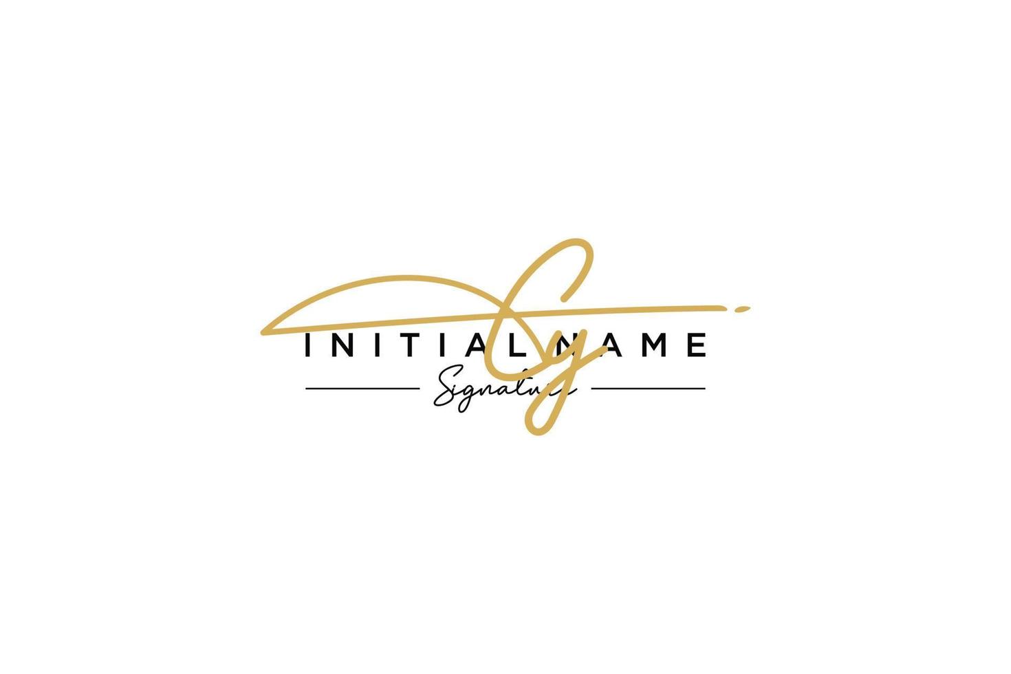 Initial CY signature logo template vector. Hand drawn Calligraphy lettering Vector illustration.