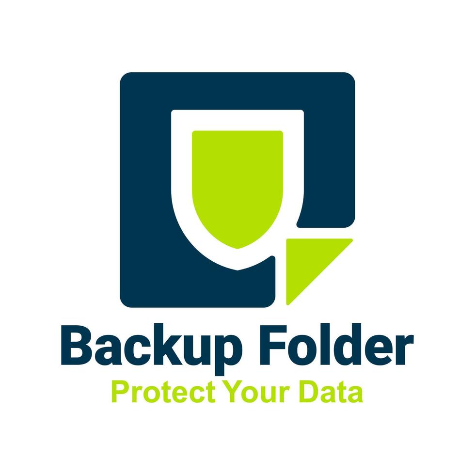 back up data logo design vector