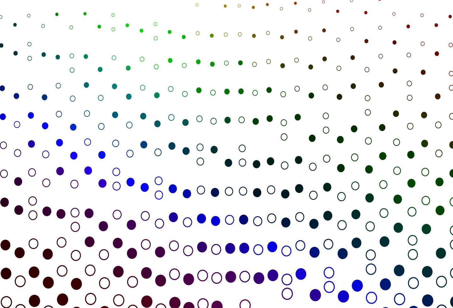 Light Multicolor, Rainbow vector pattern with spheres.