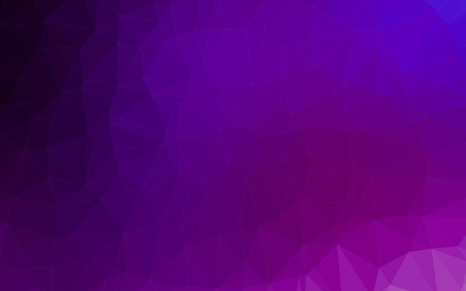 Dark Purple vector triangle mosaic texture.