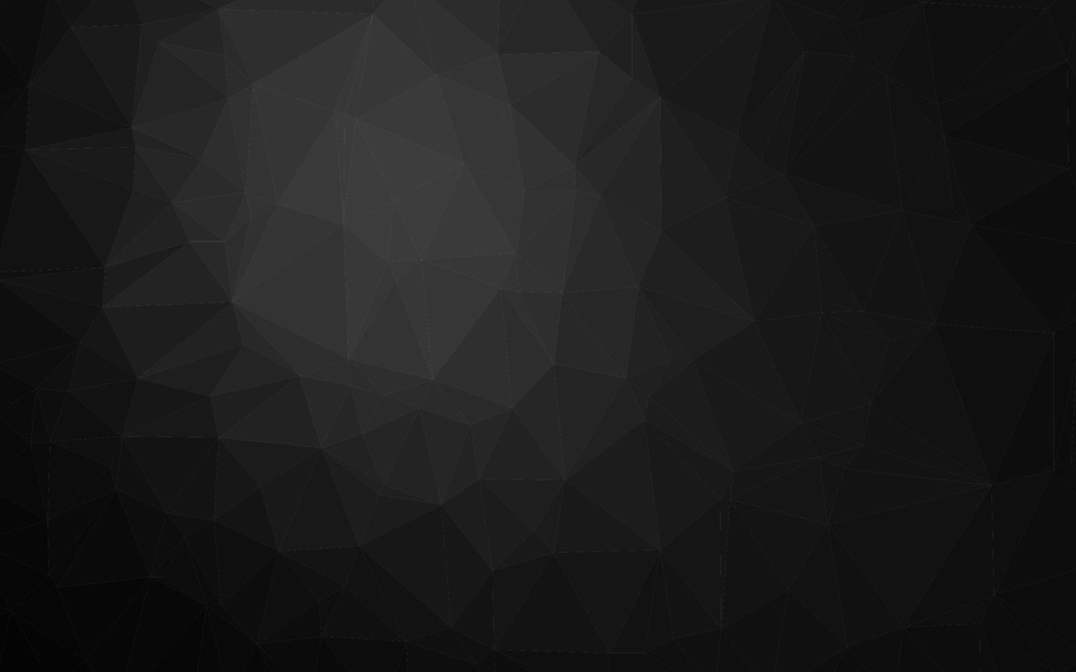 Dark Silver, Gray vector polygon abstract background.