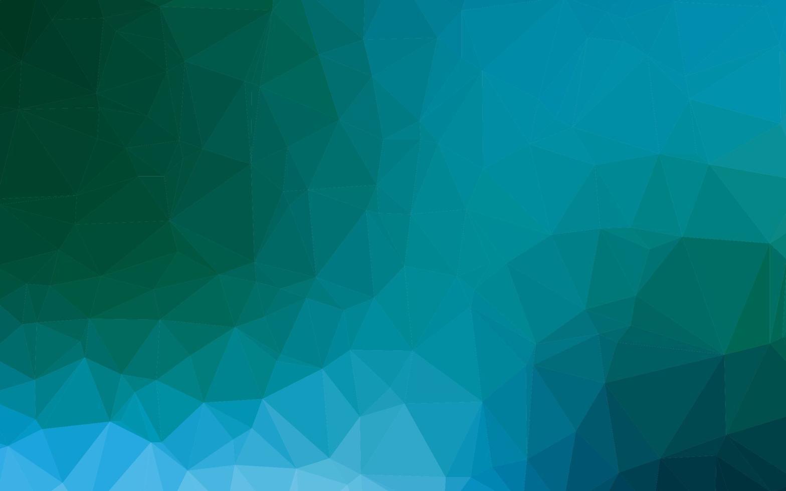 Light Blue, Green vector polygon abstract background.