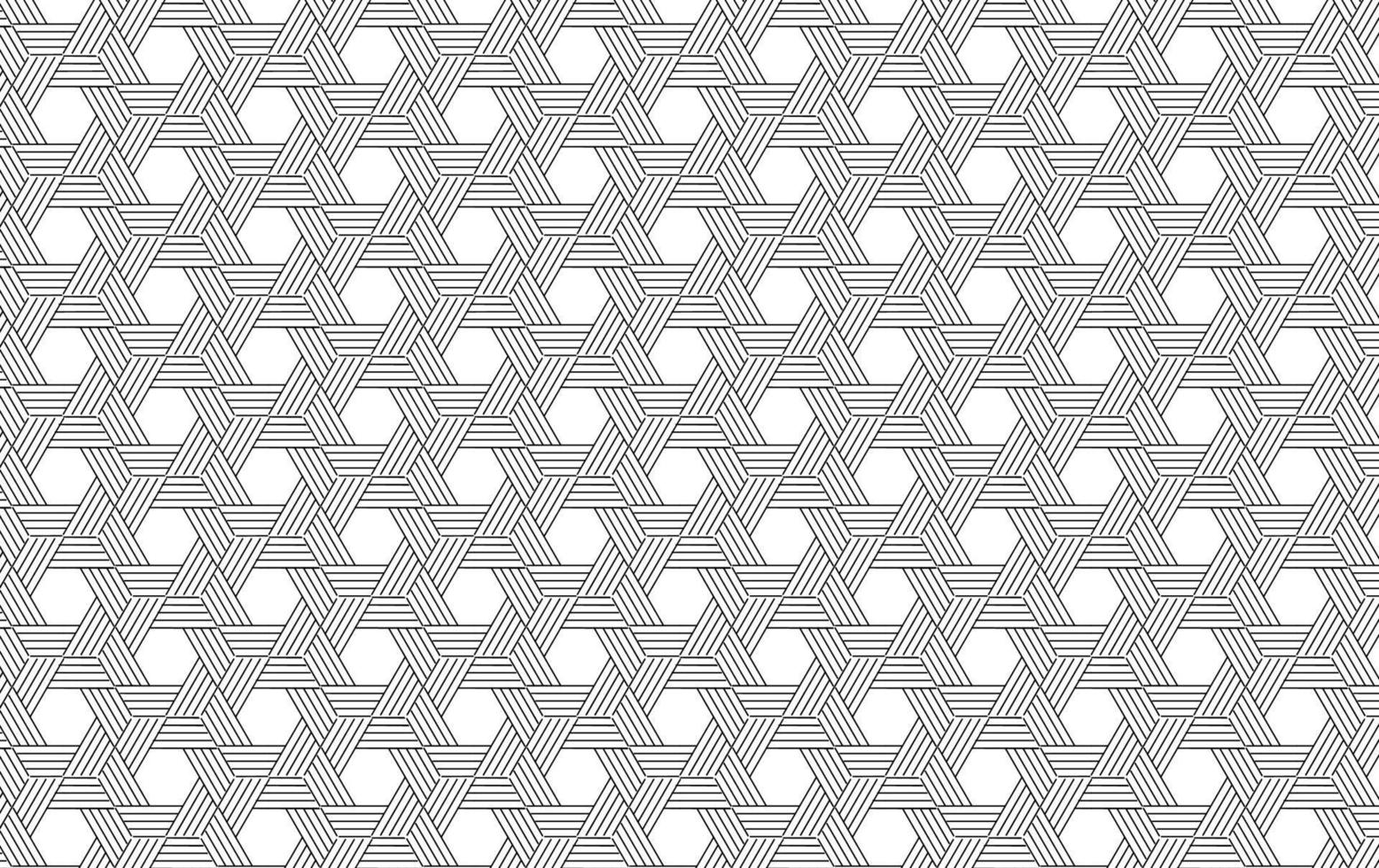 patrones sin fisuras con líneas geométricas simétricas vector