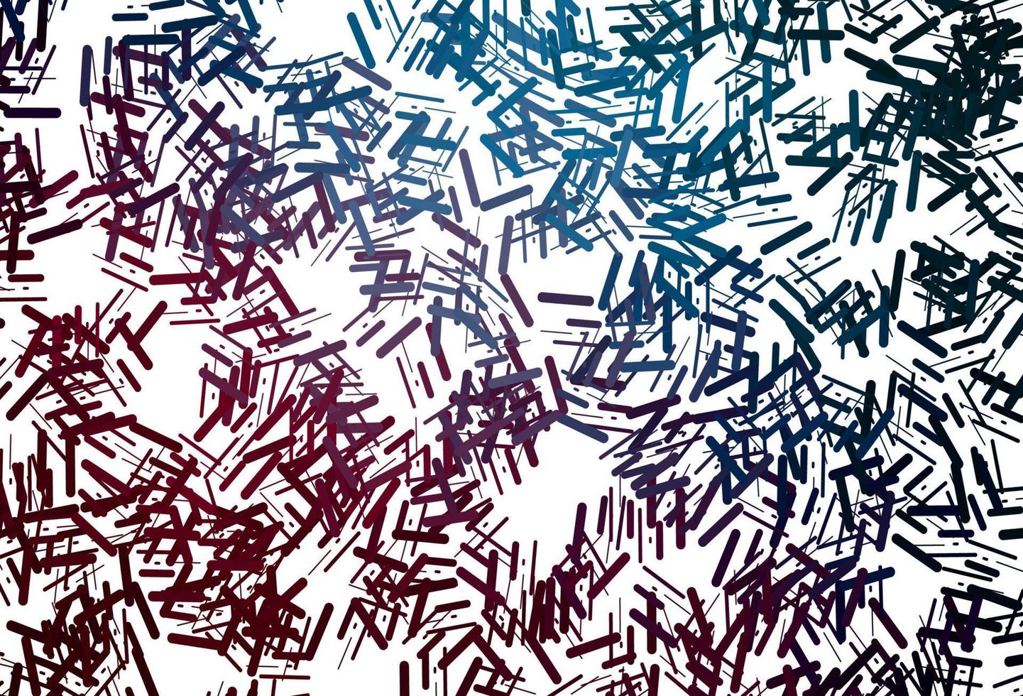 Dark green, red vector texture with colorful lines.
