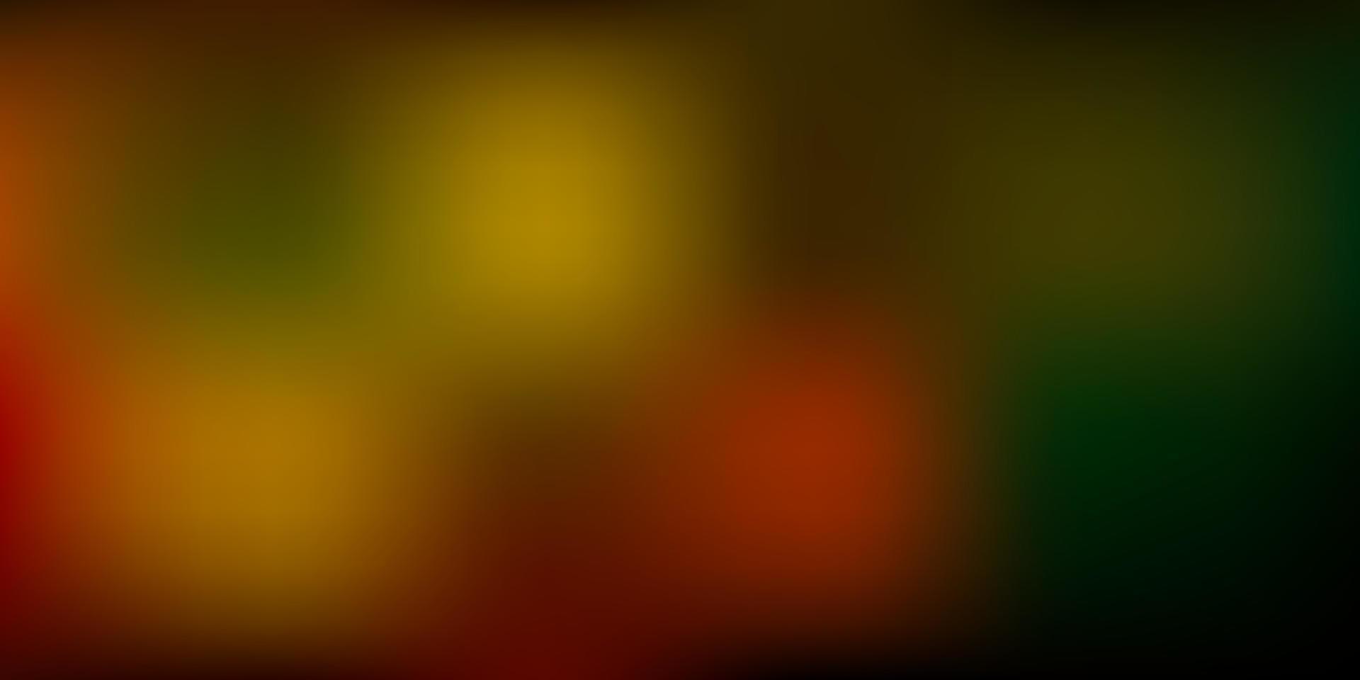 Dark Green, Yellow vector blur layout.