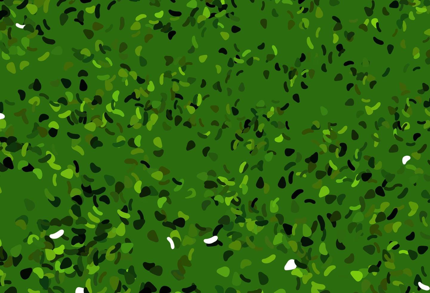 Light Green, Red vector pattern with chaotic shapes.