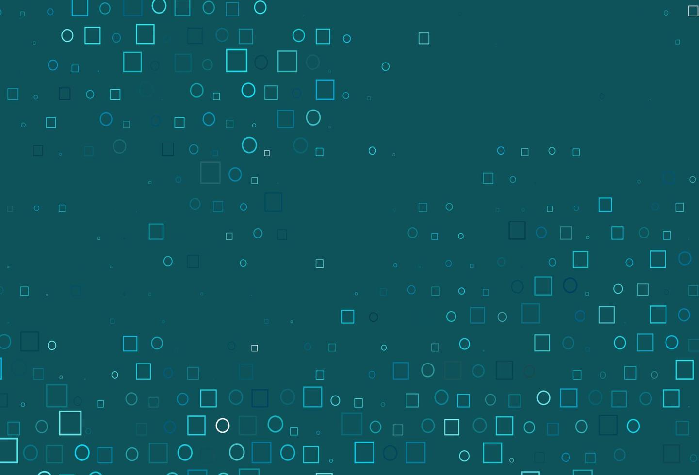 Light BLUE vector pattern with spheres, squares.