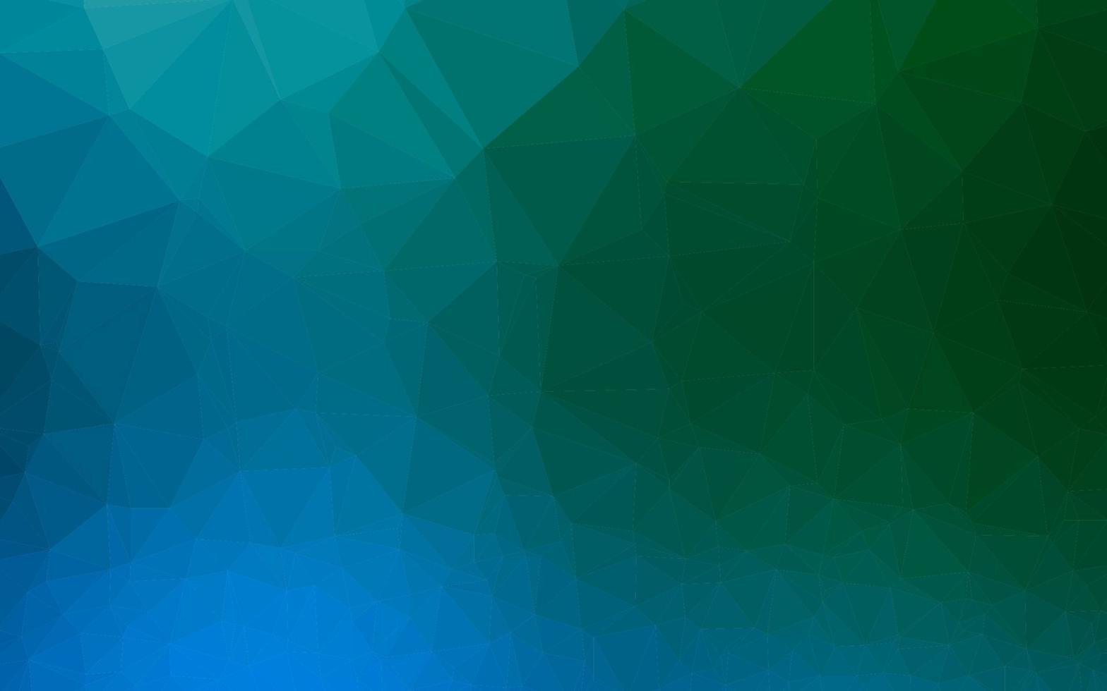 Dark Blue, Green vector abstract mosaic pattern.