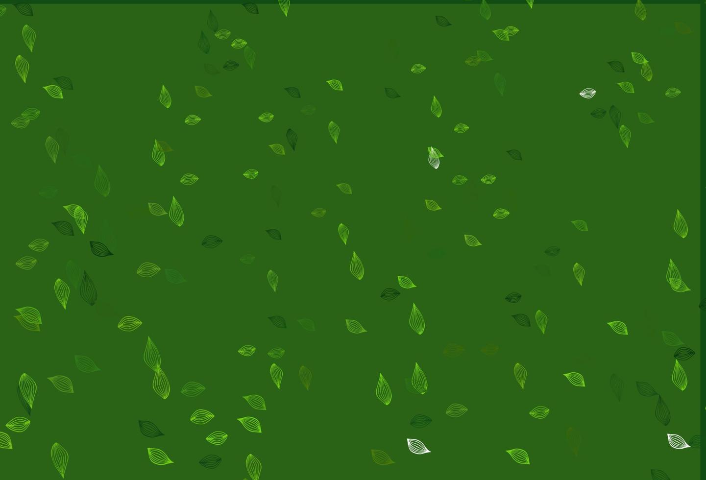 Light Green vector sketch pattern.