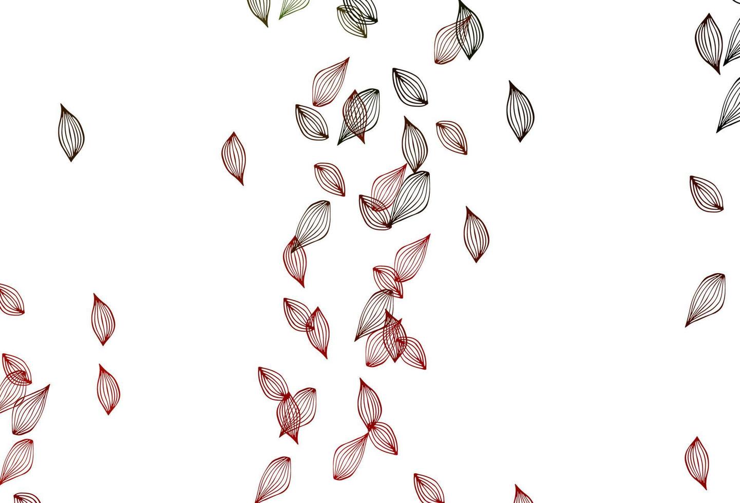 Light Green, Red vector doodle cover.