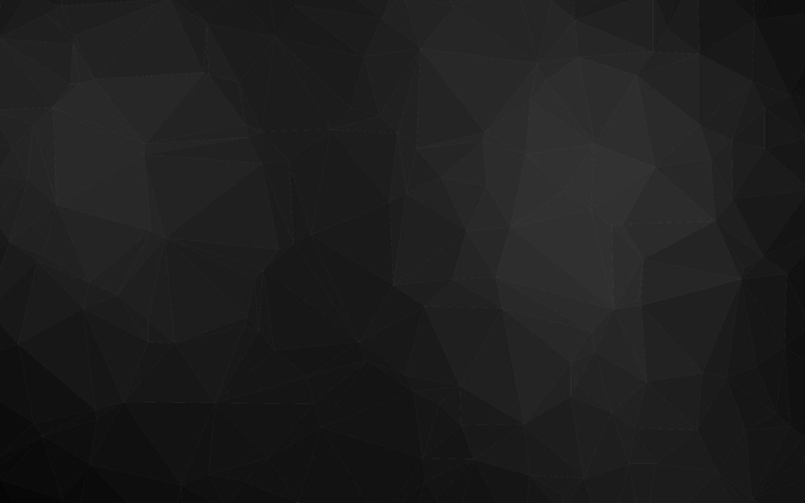 Dark Silver, Gray vector polygonal template.