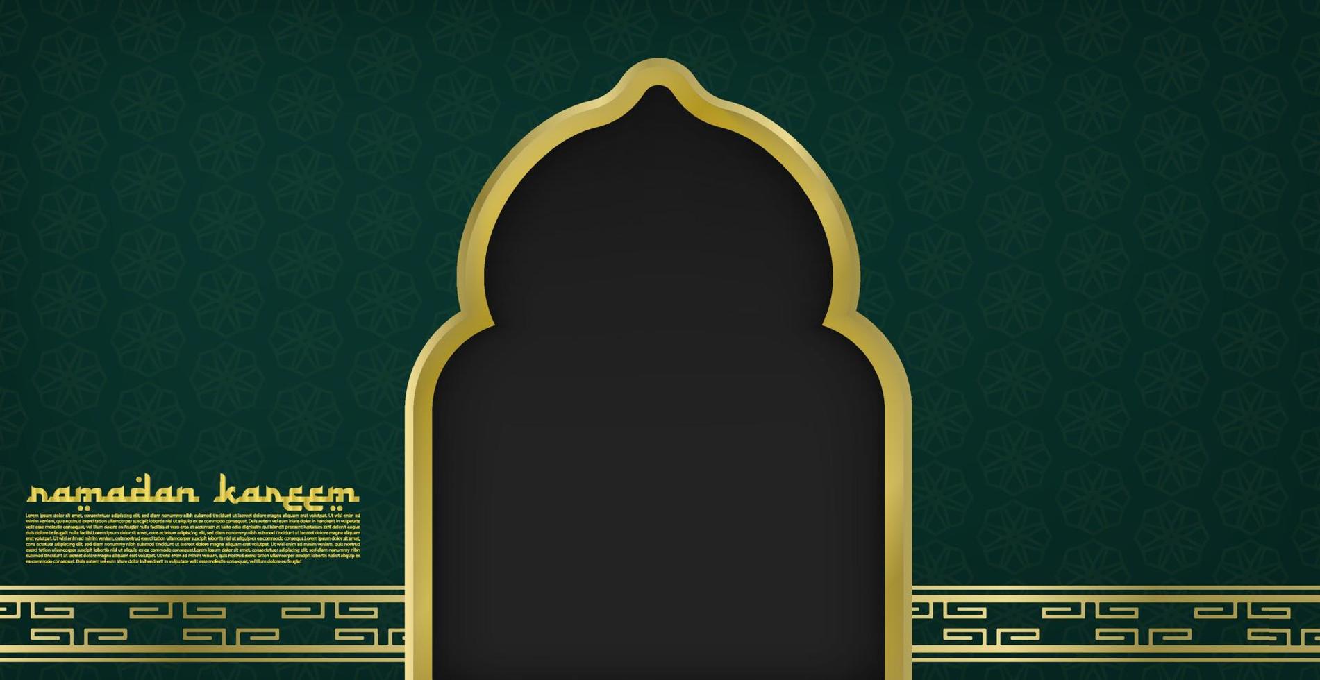 fondo islámico ramadan kareem fondos de pantalla hd vector