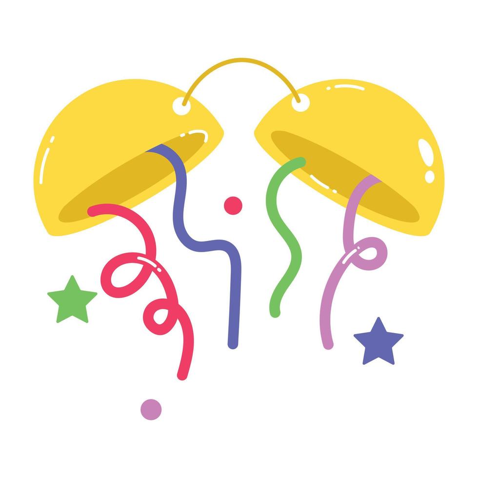 Trendy Confetti Concepts vector