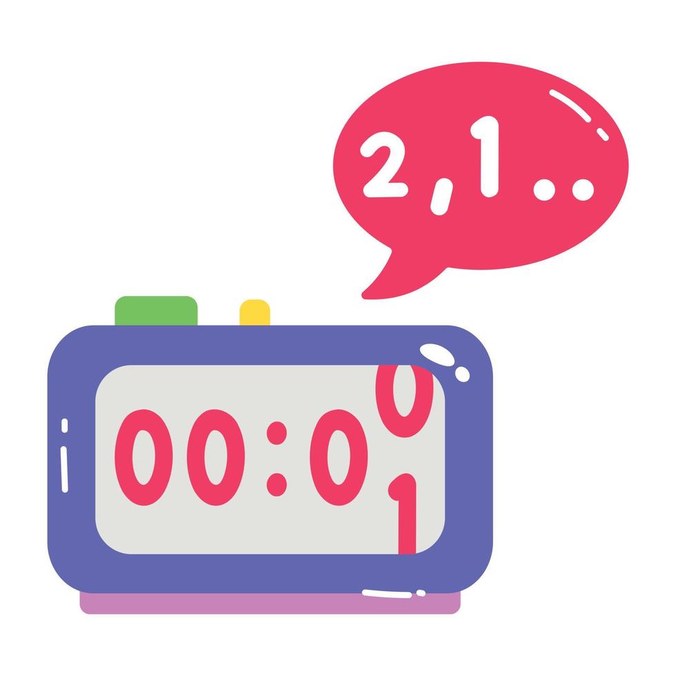 Trendy Countdown Concepts vector