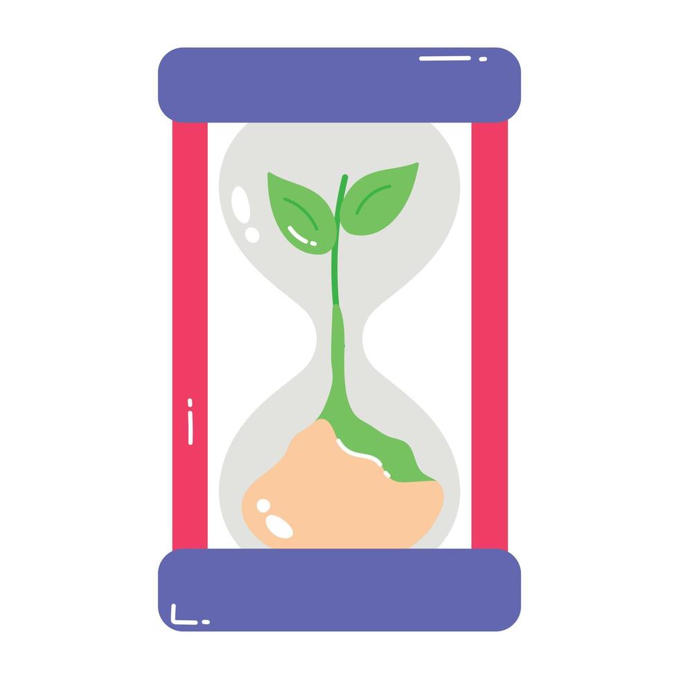 Trendy Growth Time vector
