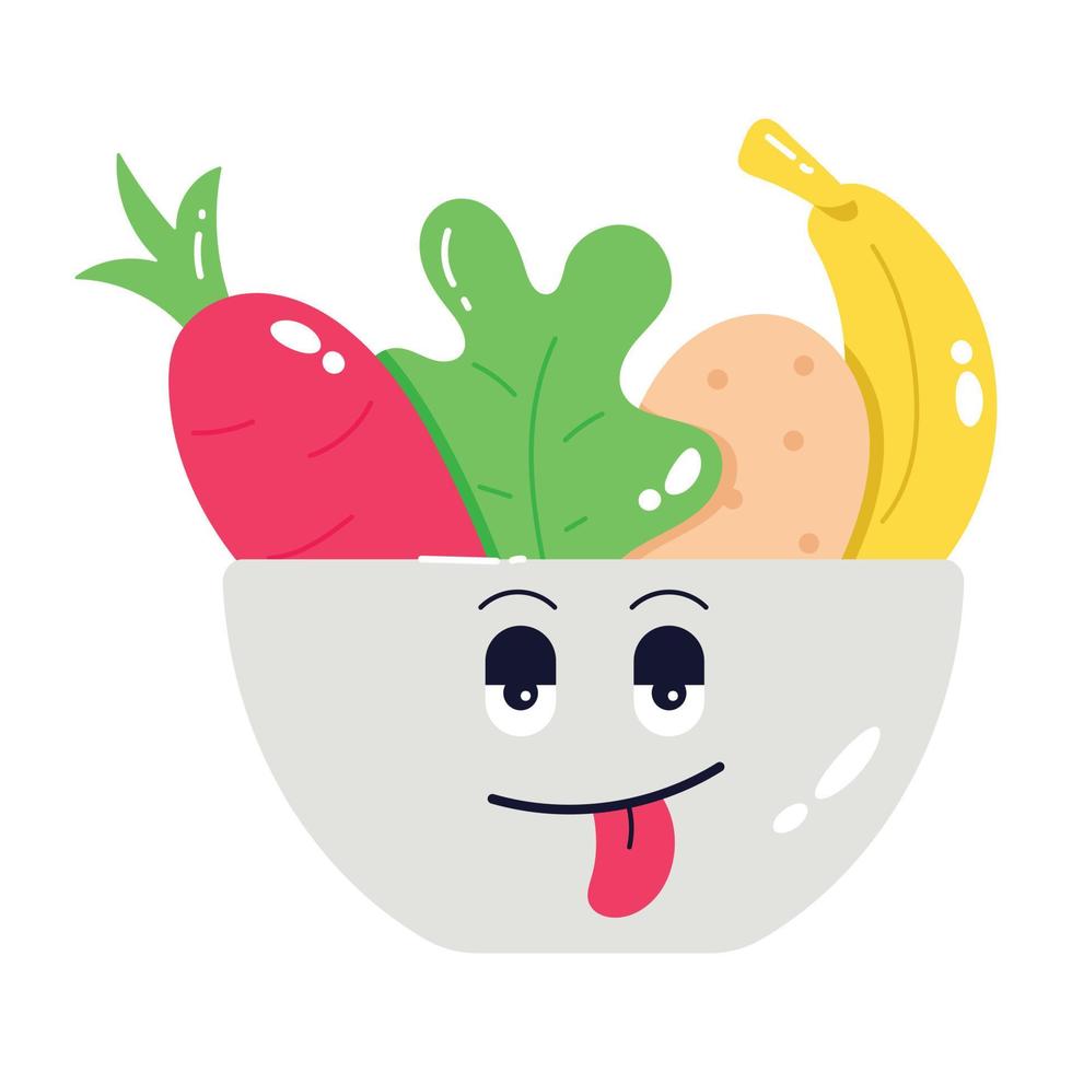 Trendy Organic Food vector