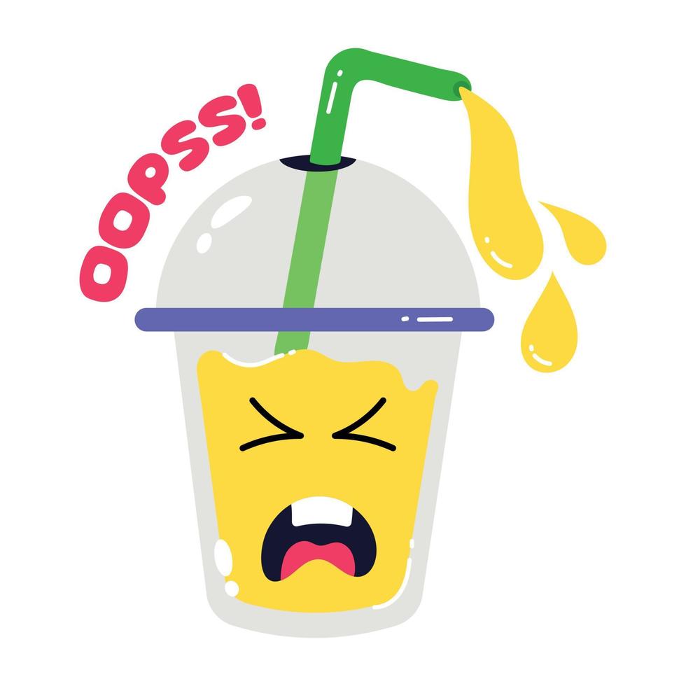Trendy Juice Spill 19028749 Vector Art at Vecteezy