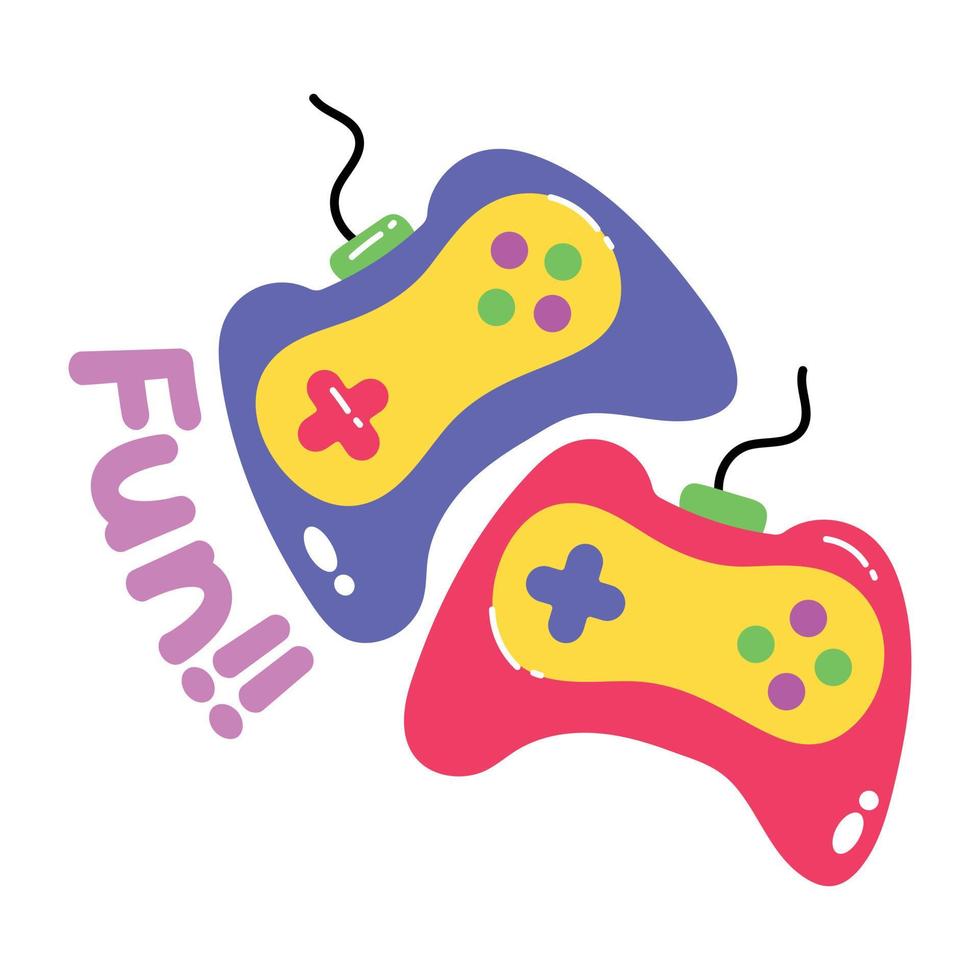 Trendy Game Fun 19028750 Vector Art at Vecteezy