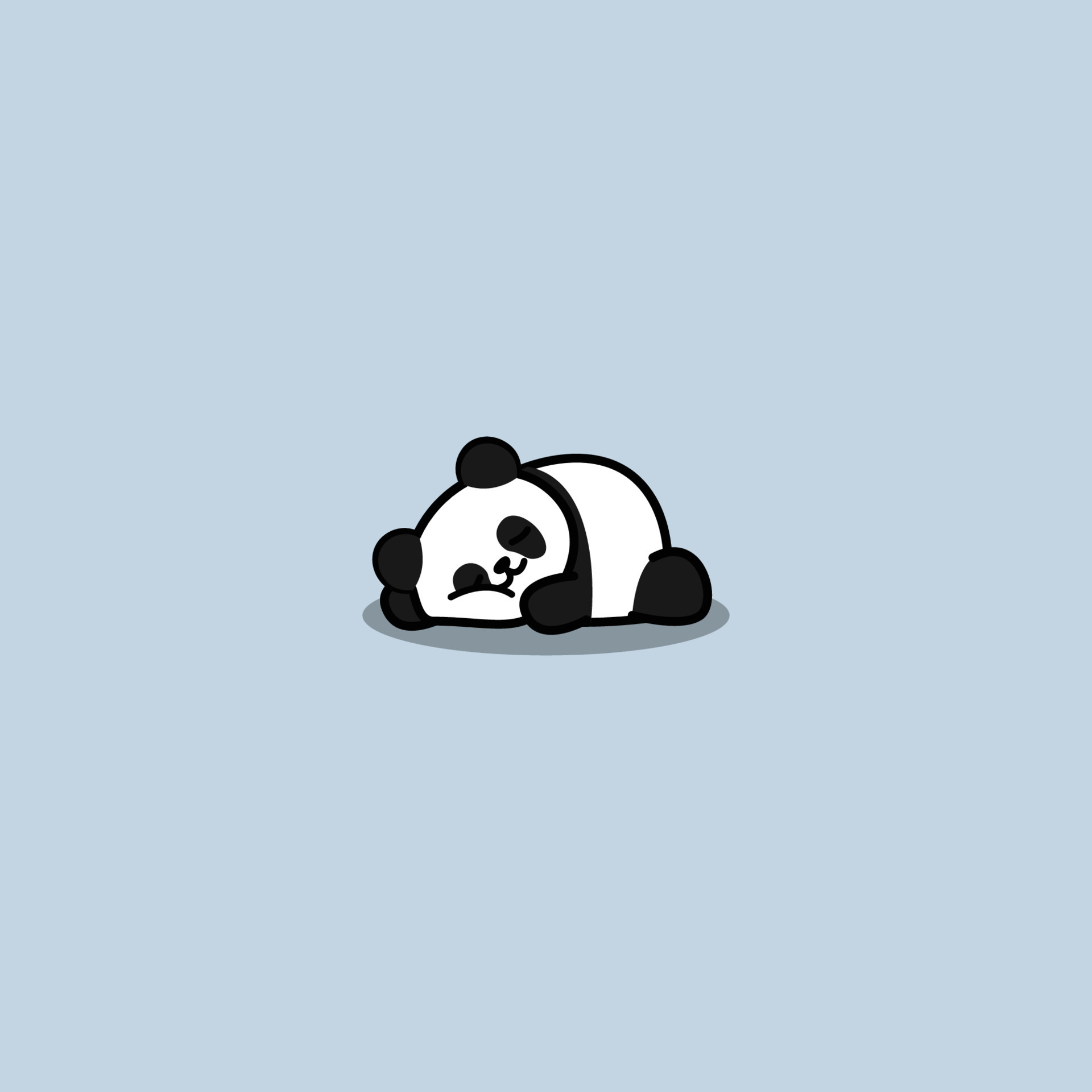 Cute Sleeping Kawaii Panda Lazy To Do List - Panda - Pin | TeePublic