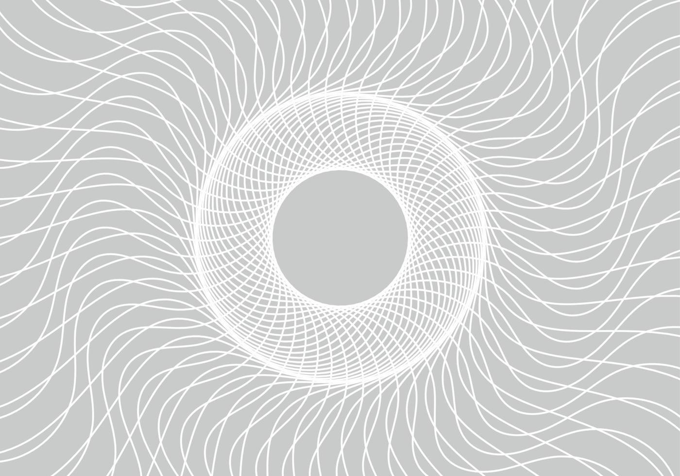 Abstract vector circle halftone black background. Gradient retro line pattern design. Monochrome graphic.