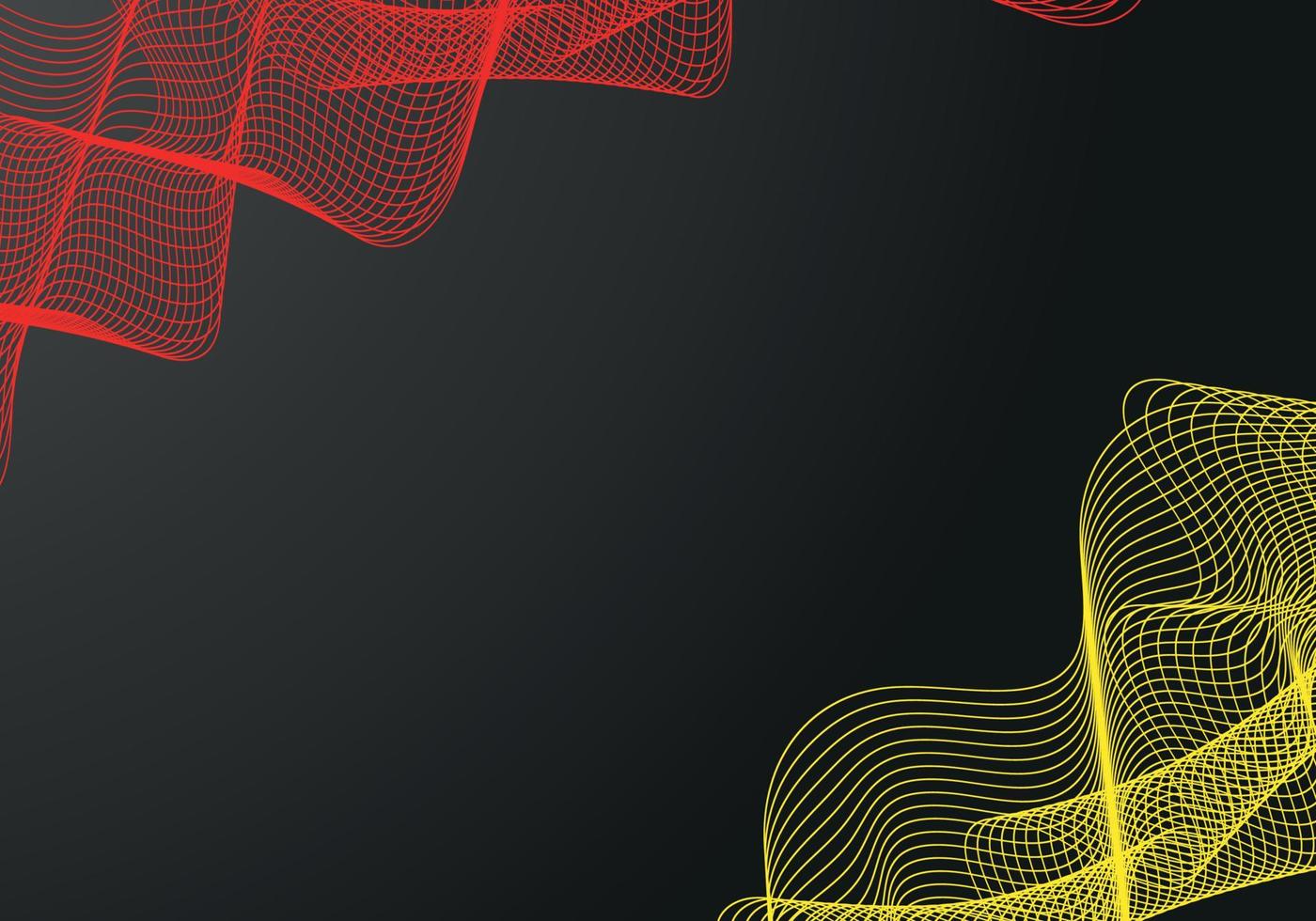 Abstract vector circle halftone black background. Gradient retro line pattern design. Monochrome graphic.