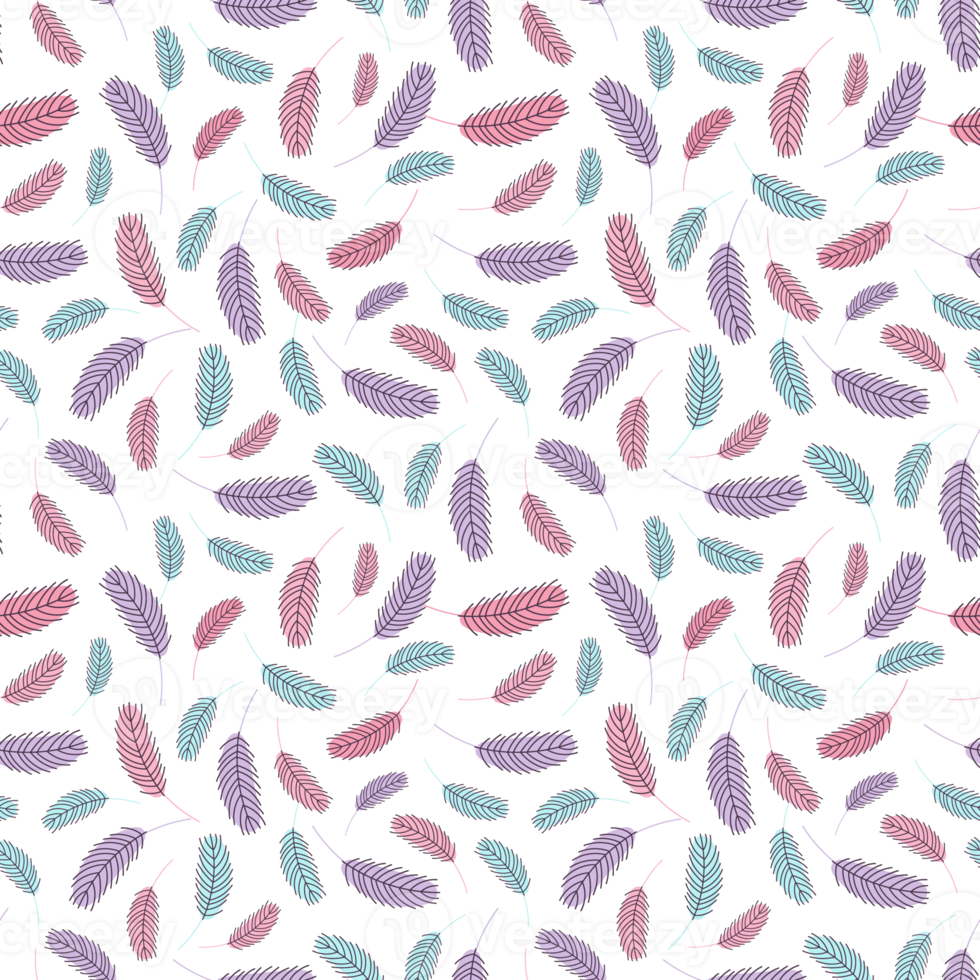 Feathers seamless Ester pattern png