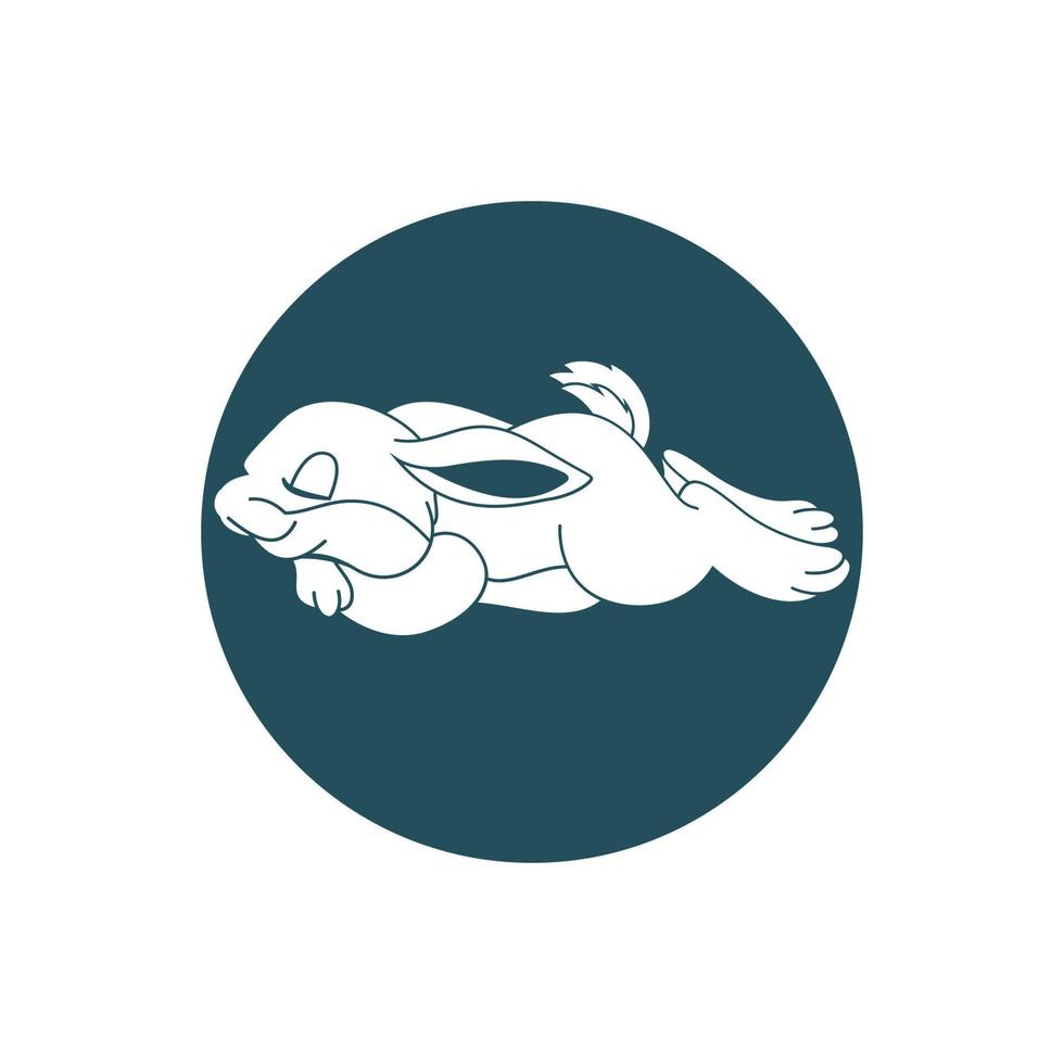 Rabbit vector icon illustration design