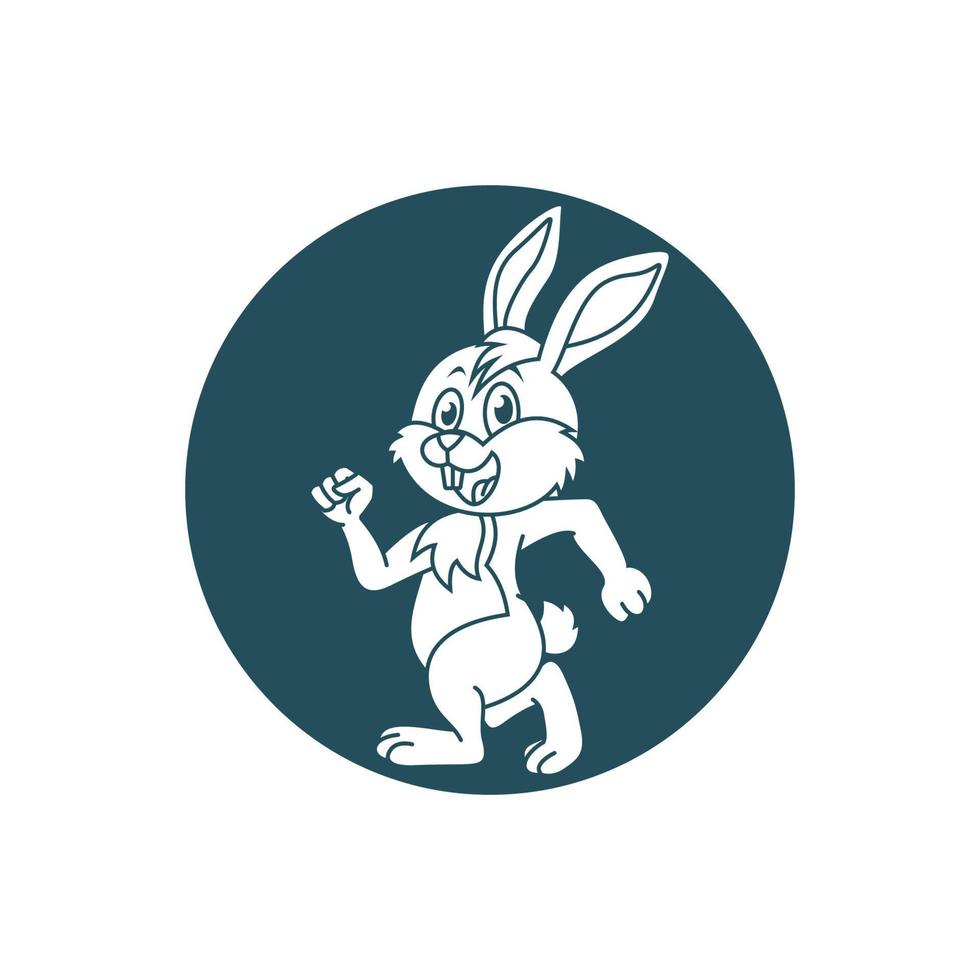 Rabbit vector icon illustration design