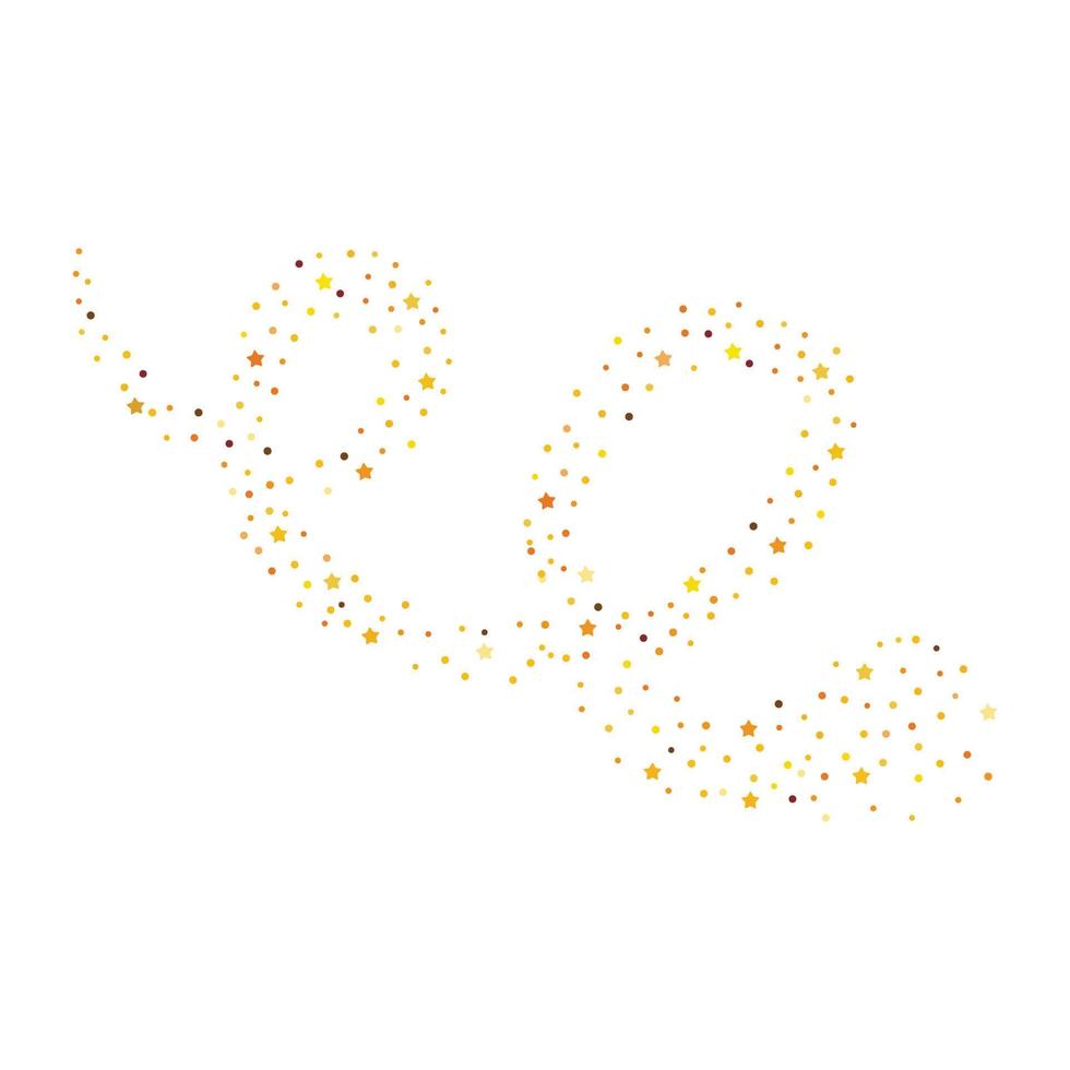 gold dust illustration vector