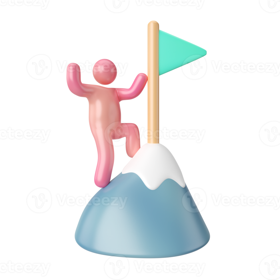 Mission 3D Illustration Icon png