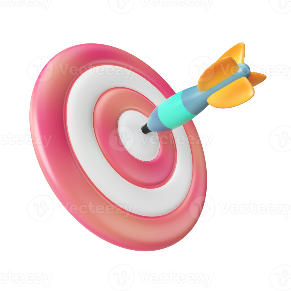 Target 3D Illustration Icon png