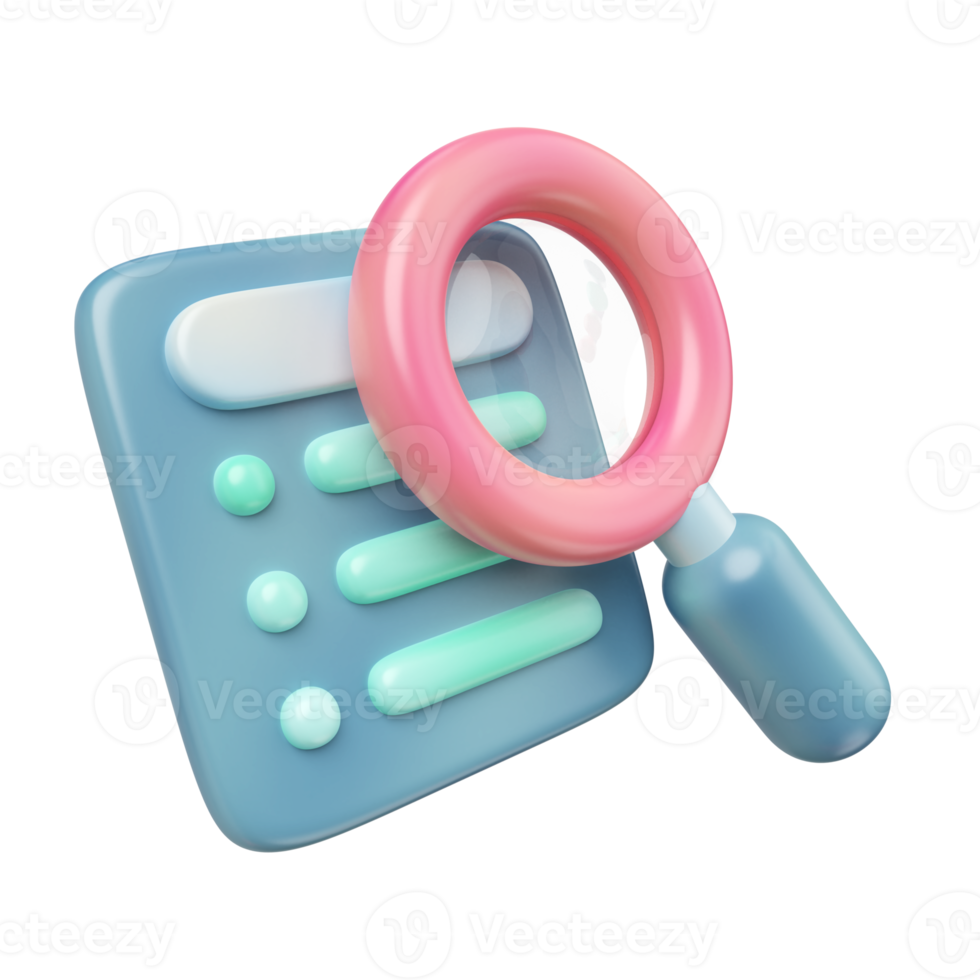 Seo 3D Illustration Icon png