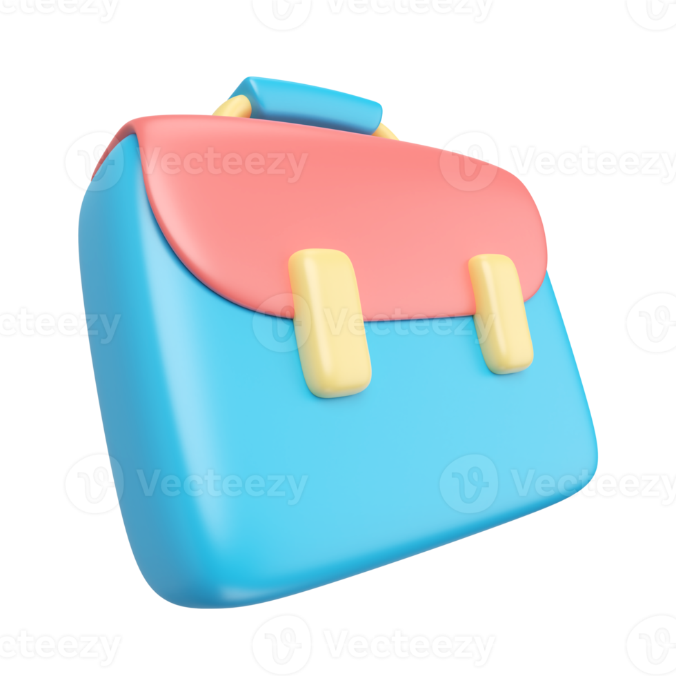 valise d'affaires icône d'illustration 3d png