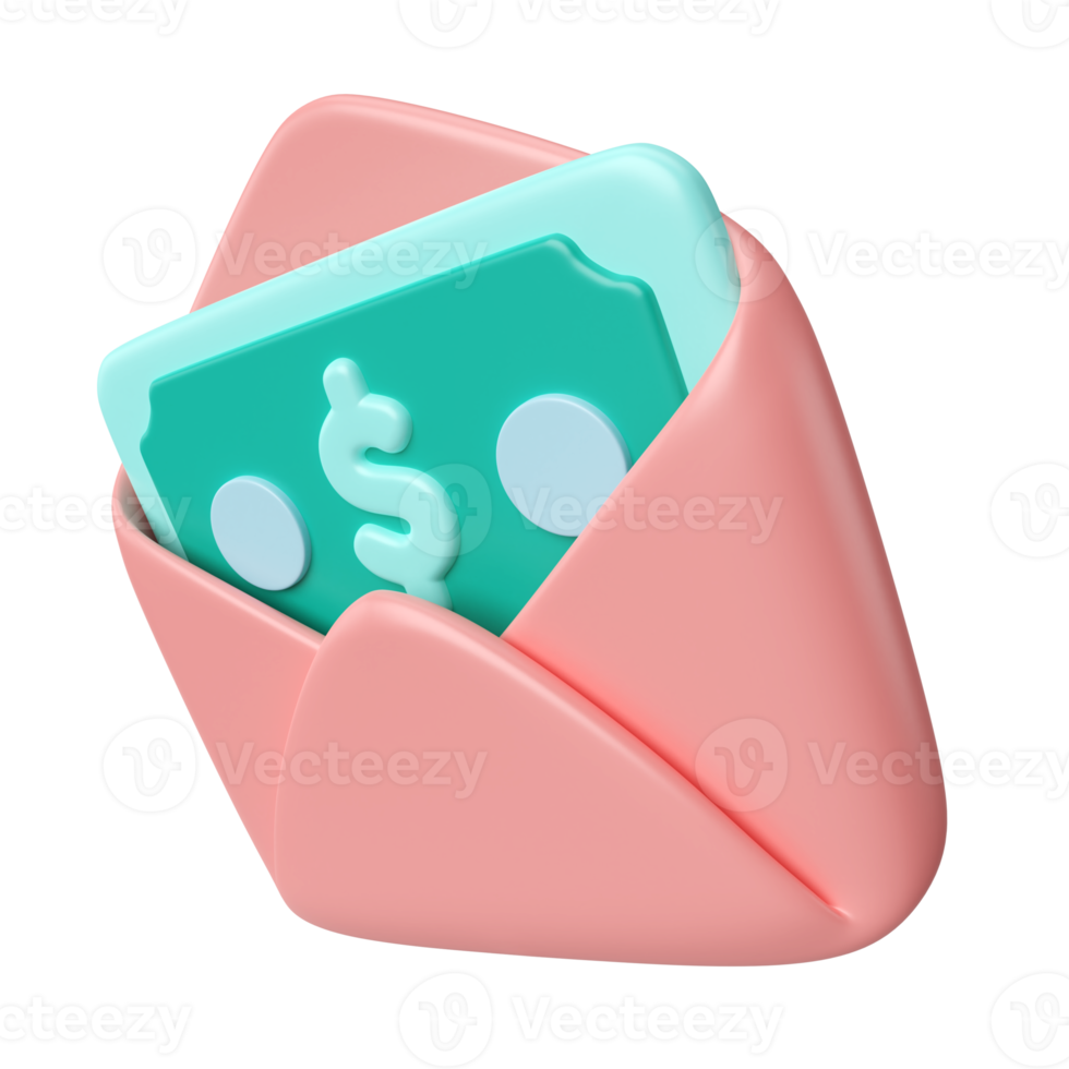 Salary 3D Illustration Icon png