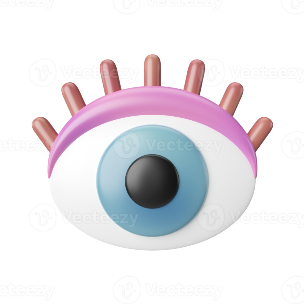 Vision 3D-Illustrationssymbol png