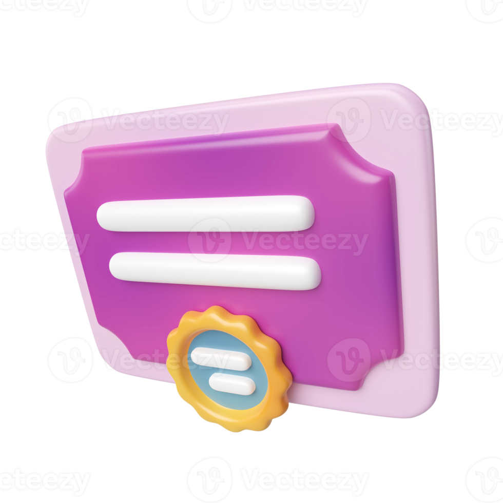 Shares 3D Illustration Icon png