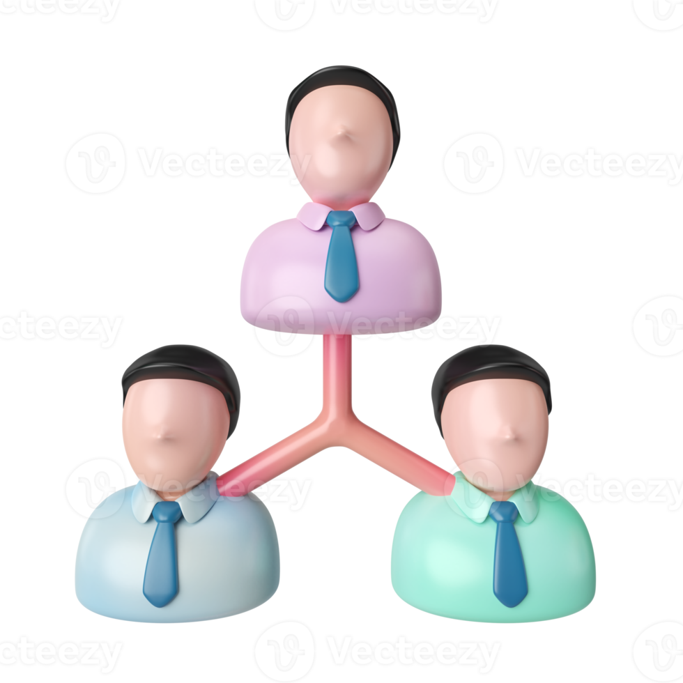 verbinding 3d illustratie pictogram png