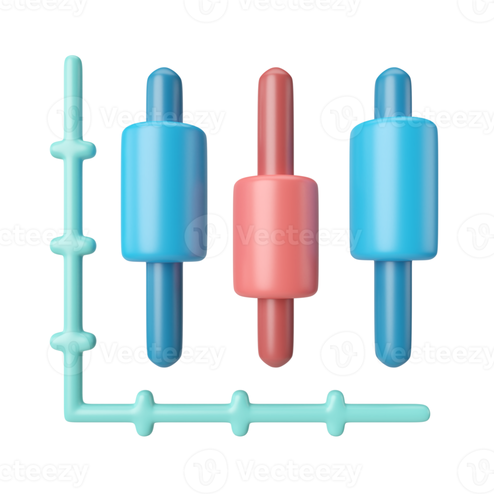 Candle Stick 3D Illustration Icon png