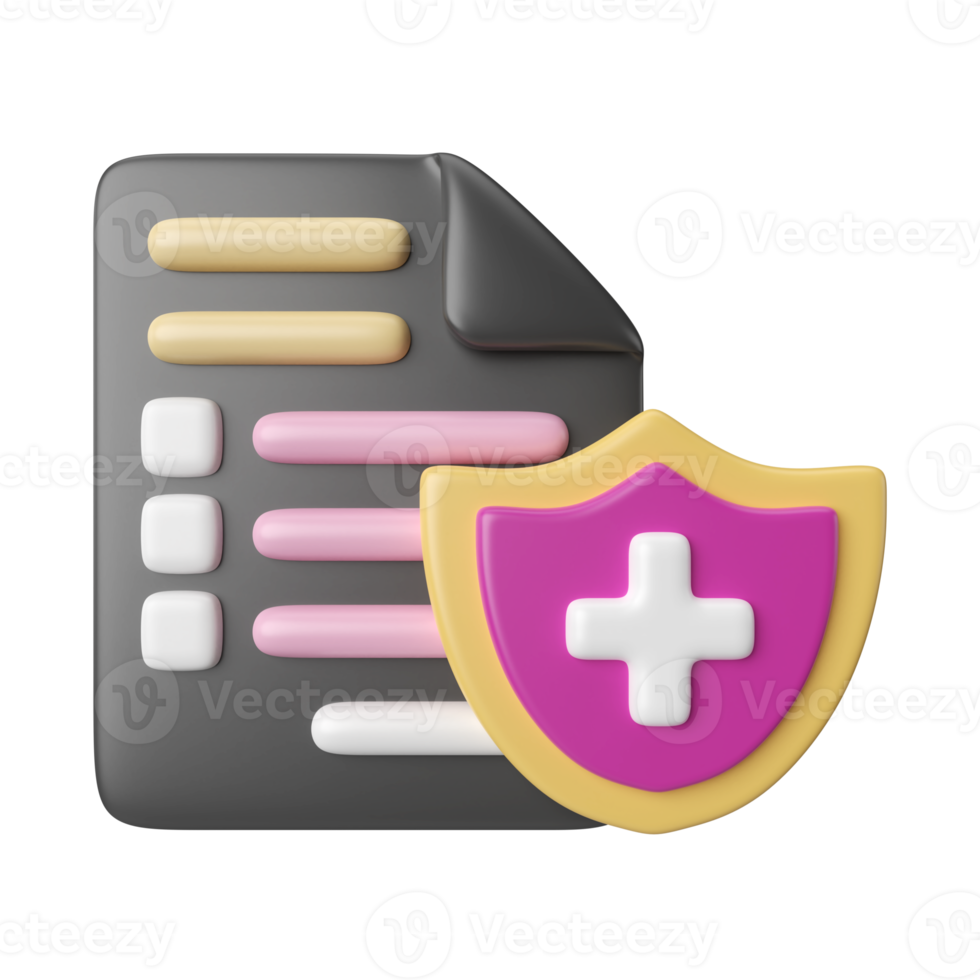 Insurance 3D Illustration Icon png