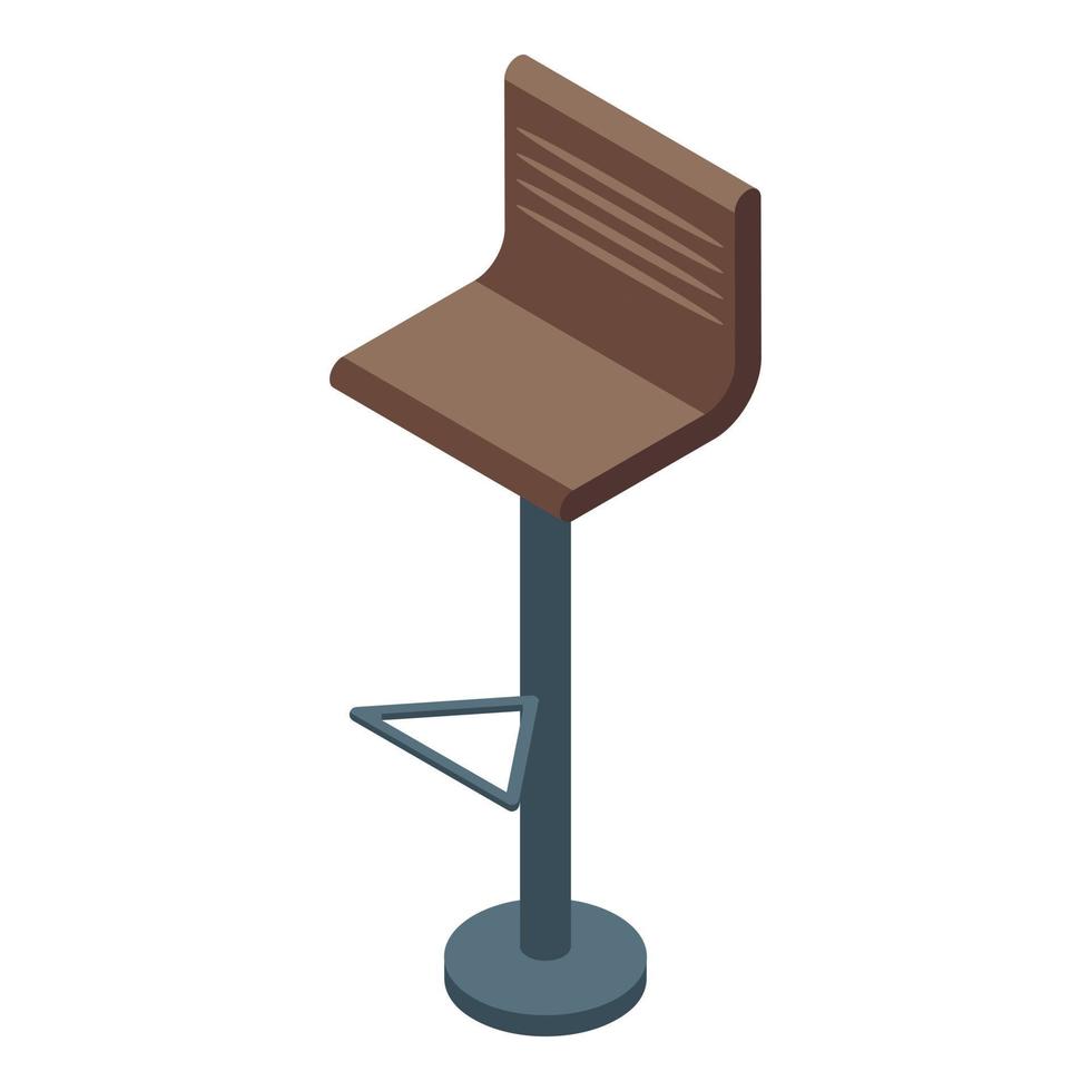 Comedy stool icon isometric vector. Modern chair vector