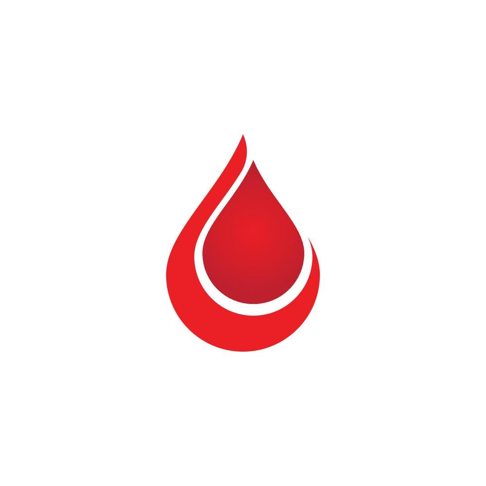 Blood ilustration logo vector