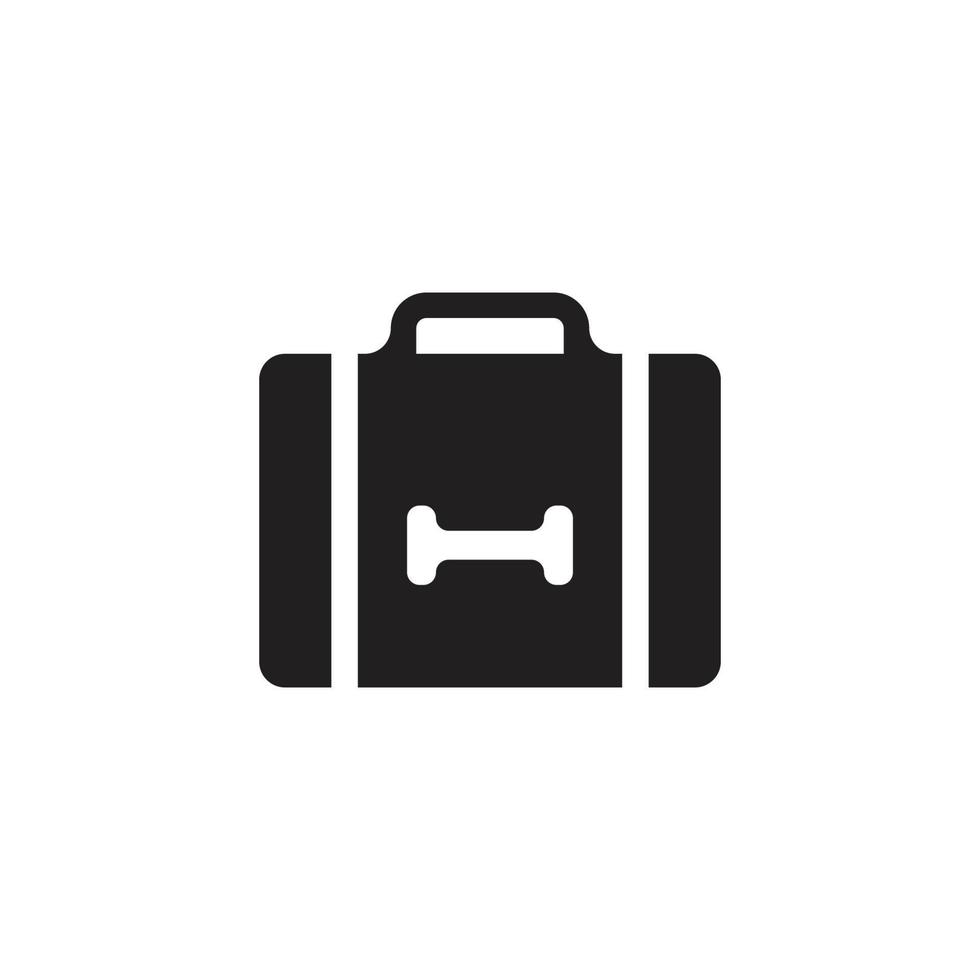 Brief case icon vector